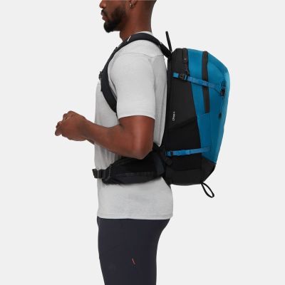 8. Mammut Lithium 20 liter backpack in black and blue