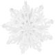 PAPER DECORATION SNOWFLAKE DIA. 64 CM WHITE