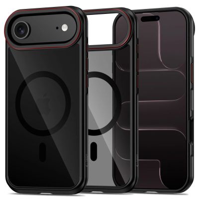 Tech-Protect MagHybrid MagSafe Case for iPhone Air - Black and Red