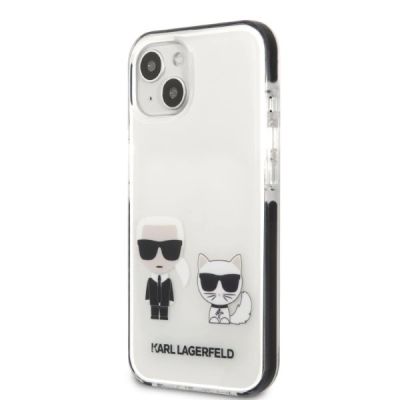 2. Karl Lagerfeld KLHCP13STPEKCW iPhone 13 mini 5.4" hardcase white/white Karl&Choupette