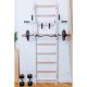 43. GYMNASTIC LAMBER WITH ADJUSTABLE METAL BAR 731W BENCHK