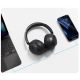 11. QCY H3S Wireless On-Ear Headphones with LDAC and ANC Noise Cancellation - Black