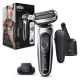 8. Braun Series 7 71-S7200c Foil Shaver Trimmer Black, Silver