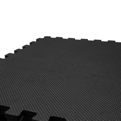 16. VIRTUFIT FITNESS PUZZLE MAT 120X120 CM BLACK