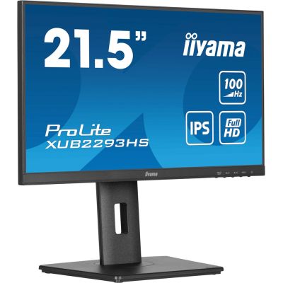 iiyama ProLite XUB2293HS-B6 computer monitor 54.6 cm (21.5") 1920 x 1080 px Full HD LED Black