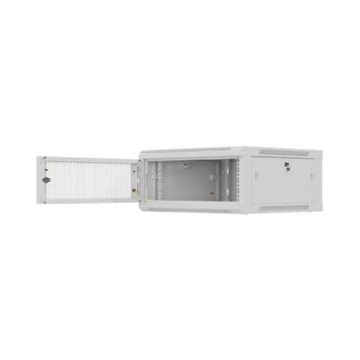 5. LANBERG WALL-HUNG RACK CABINET 19" 4U 600X600 GRAY PERFORATED DOOR (FLAT PACK)
