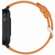 6. Gravity GT15-2 Smartwatch Orange Silicone Strap + Black Bracelet