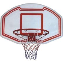 BASKETBALL BACKBOARD 90x60CM WITH RIM 43CM 1009455