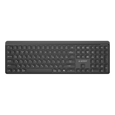9. GEMBIRD WIRELESS KEYBOARD + MOUSE SET SLIM PRO BUSINESS, DUAL MODE: 2.4 GHZ + BT, RU LAYOUT, BLACK