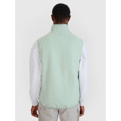 6. Men's sleeveless vest with stand-up collar 4F 4FWSS25TVJAM194-47S