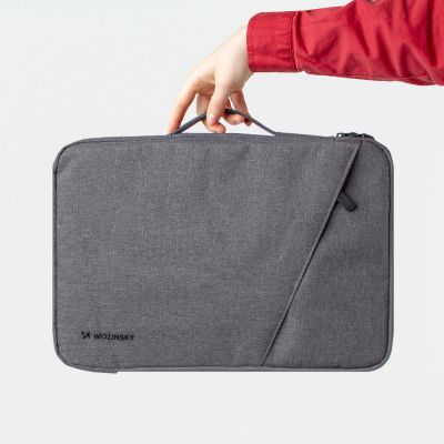 3. Wozinsky WTNP-17G 17" Laptop Bag with Retractable Handle - Gray