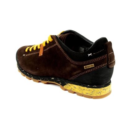 5. AKU Bellamont III Suede GTX Hiking Shoes - Brown/Yellow
