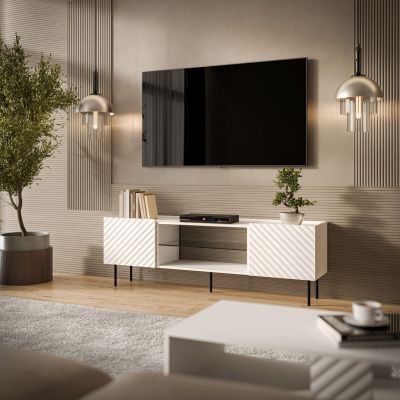 3. TV cabinet EF LUCCA 180x40x59 white
