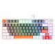 8. SAVIO MAGNETIC KEYBOARD ASTRAL WHITE OUTEMU WHITE JADE RGB 3 KEYCAPS COLORS