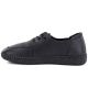 3. Jezzi JH01-1 comfortable black women's leather shoes