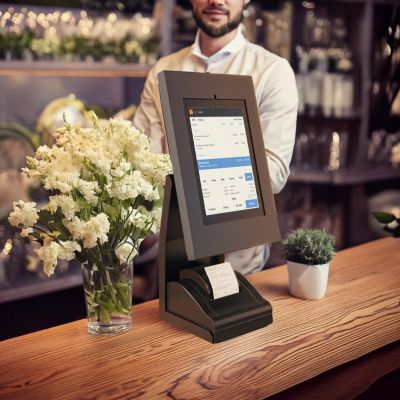 8. POS stand for tablet and Maclean printer, 1kg max, MC-336