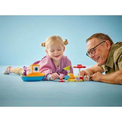 5. LEGO Peppa Pig 10432 Peppa and the Boat Trip