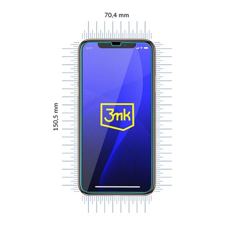 8. Apple iPhone 11 Pro Max - 3mk FlexibleGlass ™