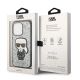 8. Karl Lagerfeld KLHCP14XGFKPG iPhone 14 Pro Max 6.7 "hardcase silver / silver Glitter Flakes Ikonik