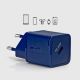 10. SBS TETRGAN1C20B 20W GaN Wall Charger with Power Delivery - Blue