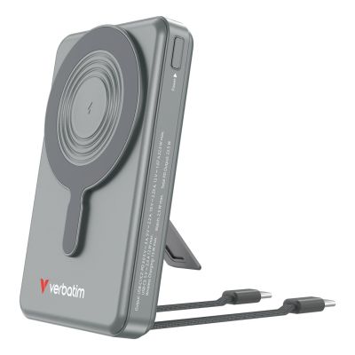 Verbatim Charge'n'Go Power Bank 2C & Display 10000mAh gray