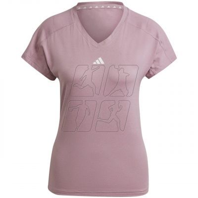 adidas Aeroready Train Essentials Minimal Branding V-Neck Tee W HZ5662