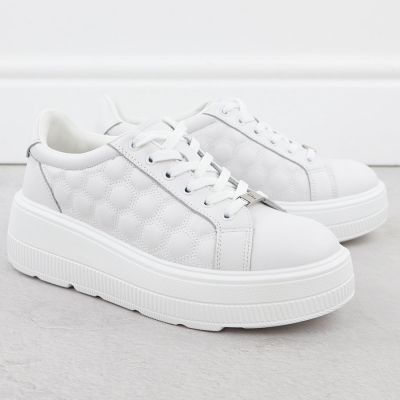 3. Filippo W DP7285 PAW639B quilted platform shoes