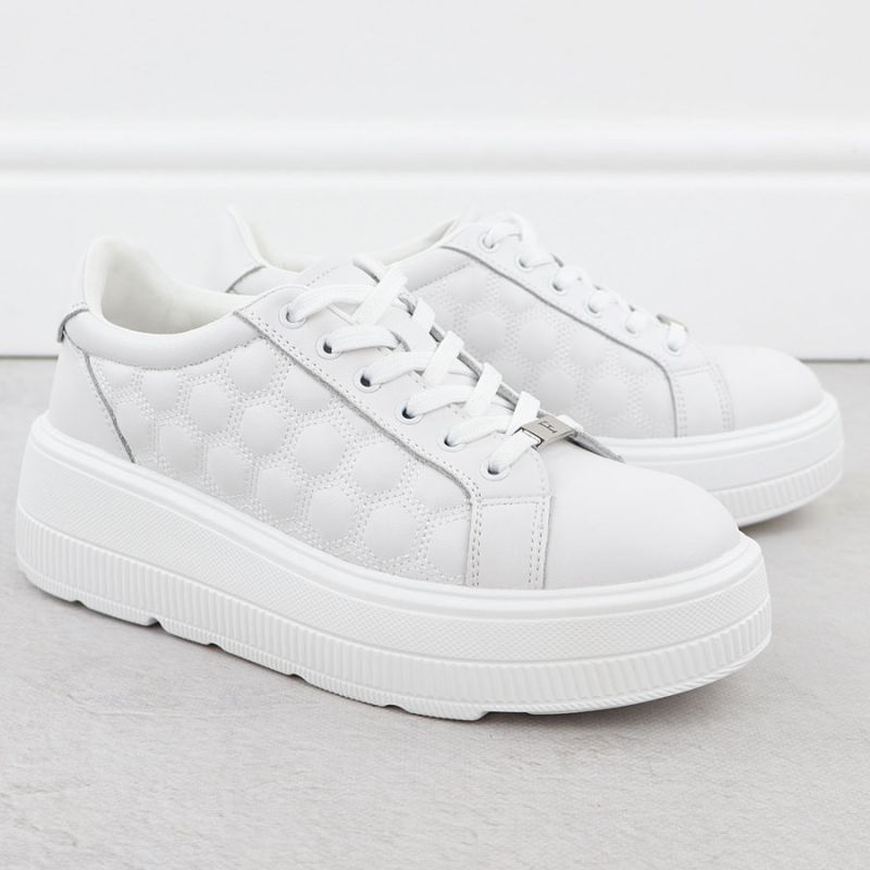 3. Filippo W DP7285 PAW639B quilted platform shoes