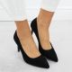 4. Black suede stiletto pumps Sergio Leone 1339