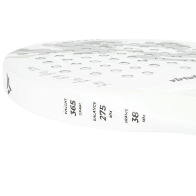 8. VIRTUFIT HYBRID PADEL RACKET - WHITE-GRAY