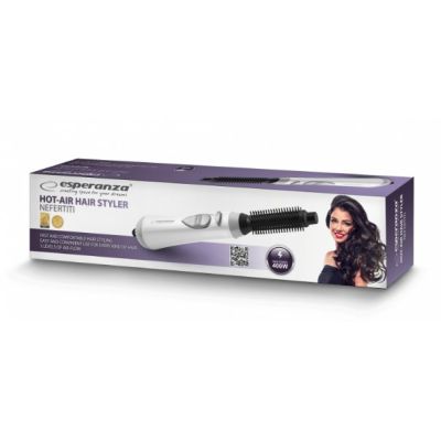 2. Esperanza Nefertiti EBL001W hair dryer-curler (400W; white)