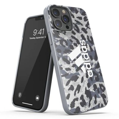 Adidas OR SnapCase Leopard Case for iPhone 13 Pro Max - Gray