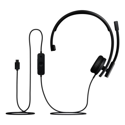 5. Logitech H570e Headset Wired Headband Office/Call Center USB Type-C Black