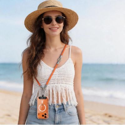 8. Tech-Protect C10S Rope Phone Lanyard - Orange