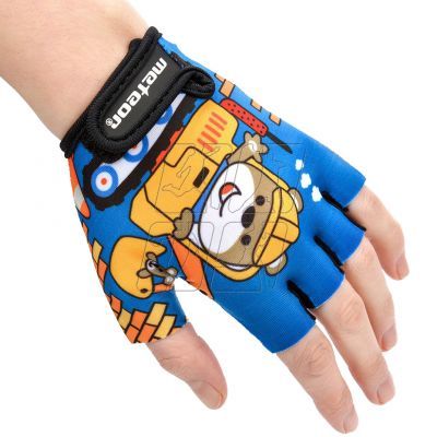 3. Cycling gloves Meteor Teddy Builder Junior 26184-26185-26186