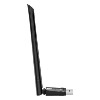 3. Vention AX300 USB Wi-Fi 6 2.4GHz Network Card with Antenna, Black