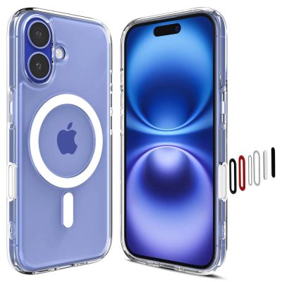 2. Spigen Ultra Hybrid "T" MagSafe iPhone 16 Case - White