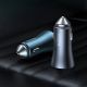 19. Baseus Golden Contactor Pro fast car charger 2x USB 40 W Quick Charge SCP FCP AFC + USB cable - USB Type C gray (TZCCJD-A0G)