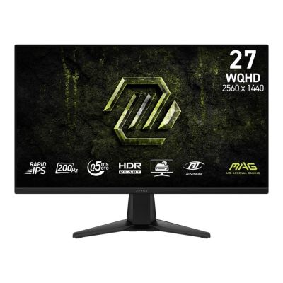 MSI MAG 275QF E20 Computer Monitor 68.6 cm (27") 2560 x 1440 px Wide Quad HD LCD Black