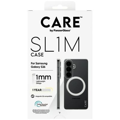 6. CARE by PanzerGlass SL1M Case for Samsung Galaxy S26 - Transparent
