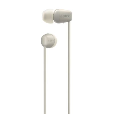 3. Sony WI-C100 Wireless In-Ear Bluetooth Calls/Music Headset Beige