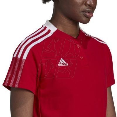 4. T-shirt adidas Tiro 21 Polo W GM7350