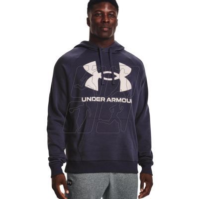 3. Under Armor Rival Fleece Big Logo HD Sweatshirt M 1357093 558