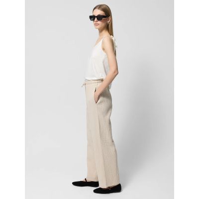 2. Women's Outhorn Cotton Muslin Trousers OTHWSS24TTROF1017-83S