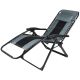 12. FOLDABLE GARDEN DECHAIR MULTIFUNCTIONAL 162X52/65X110CM BLACK AND GREY