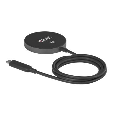 13. CLUB3D CAC-3027 Mobile Charger Smartphone, Universal Black DC Wireless Charging Fast Charging Internal