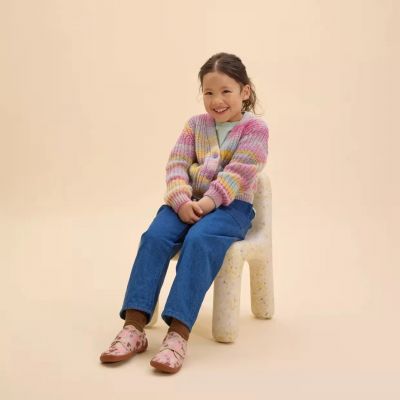 10. Affenzahn Barefoot Slippers Cotton Movy Deer (01398-40141)