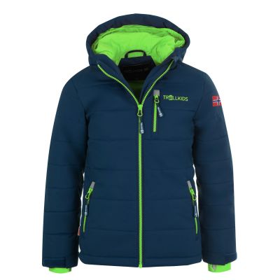 Trollkids Kids Hemsedal Snow Jacket XT navy with reflectors (513-100)