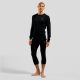 17. Men’s Odlo BL TOP Crew Neck l/s ACTIVE WARM ECO T-Shirt Size M Black