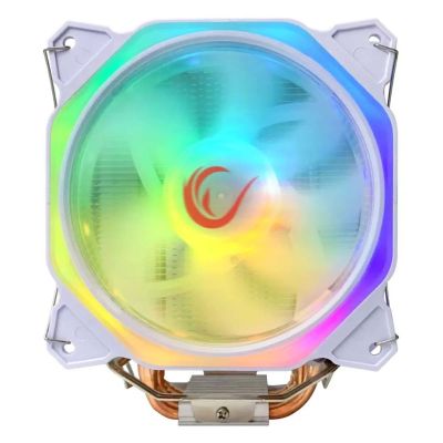 3. Rampage OCTAGONC50-WHITE LGA1700/AM5 CPU Cooler 1800RPM 120mm ARGB PWM Fan